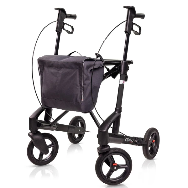 Topro Troja Rollator 5G M Nachtschwarz Black Series