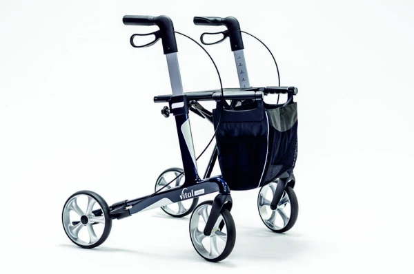 Russka Rollator Vital Carbon Saphirblau