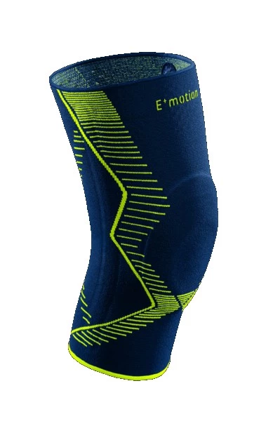 medi Genumedi E+motion deep ocean/green extraweit Kniebandage