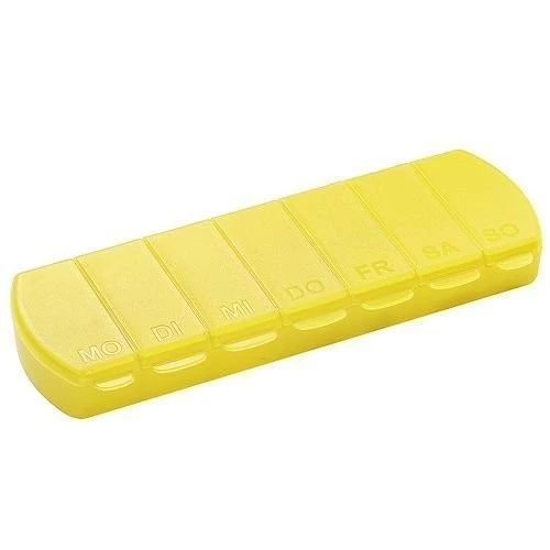 Seven Days 7-Tage Pillenbox gelb