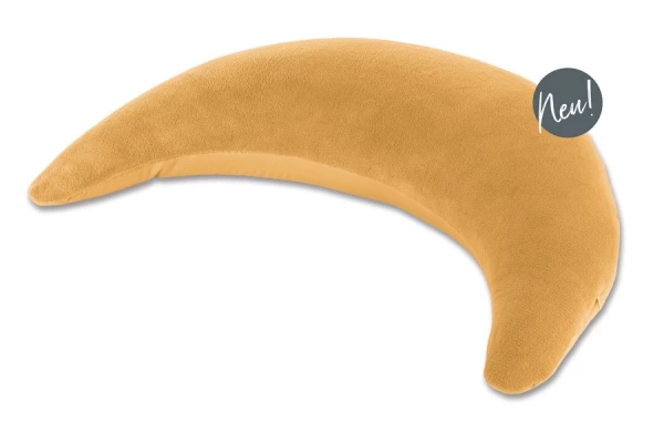 Nackenhörnchen Theraline Plüschmond in Bernstein