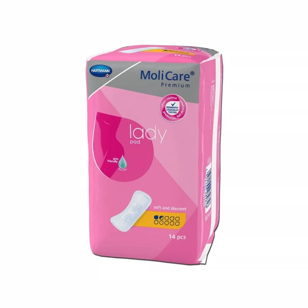 Inkontinenzeinlagen Premium lady pad 1,5 Tropfen in Packung
