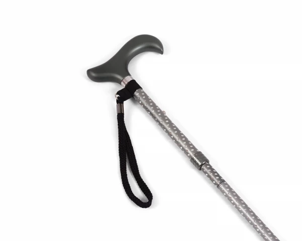 Ossenberg Stockschlaufe an Gehstock befestigt