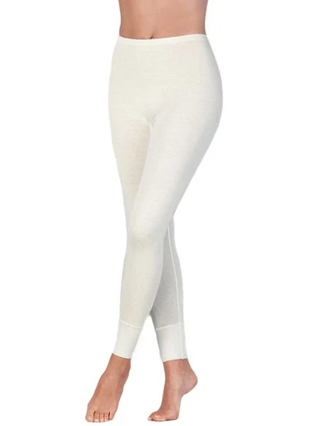 Medima Damen Unterhose lang 40% Angora weiß, Gr. L