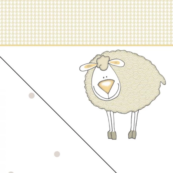 Bezug Schaf beige für Stillkissen Theraline Original Farbmuster