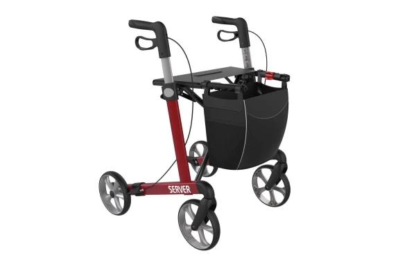 Rehasense Rollator Server weinrot