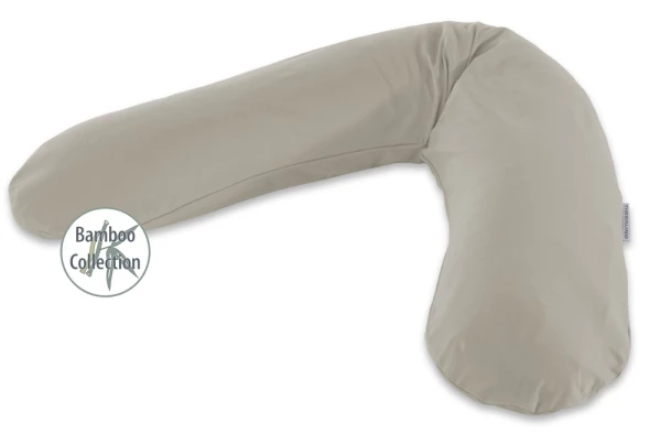 Theraline Stillkissen Bamboo Lehmgrau