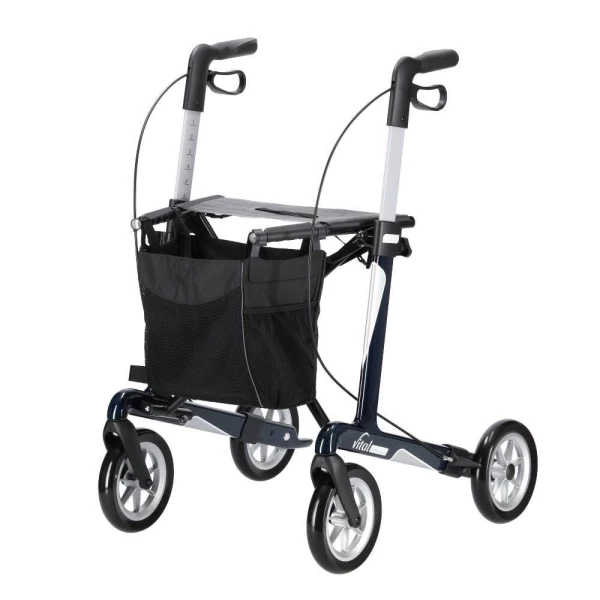 Russka Vital Carbon Plus Rollator saphirblau